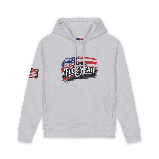 American Flag “Fuck Yeah” Graphic Hoodie — Patriotic Casual 