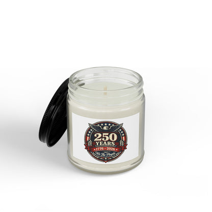 250 Years Commemorative Scented Soy Candle — Small Amber Jar