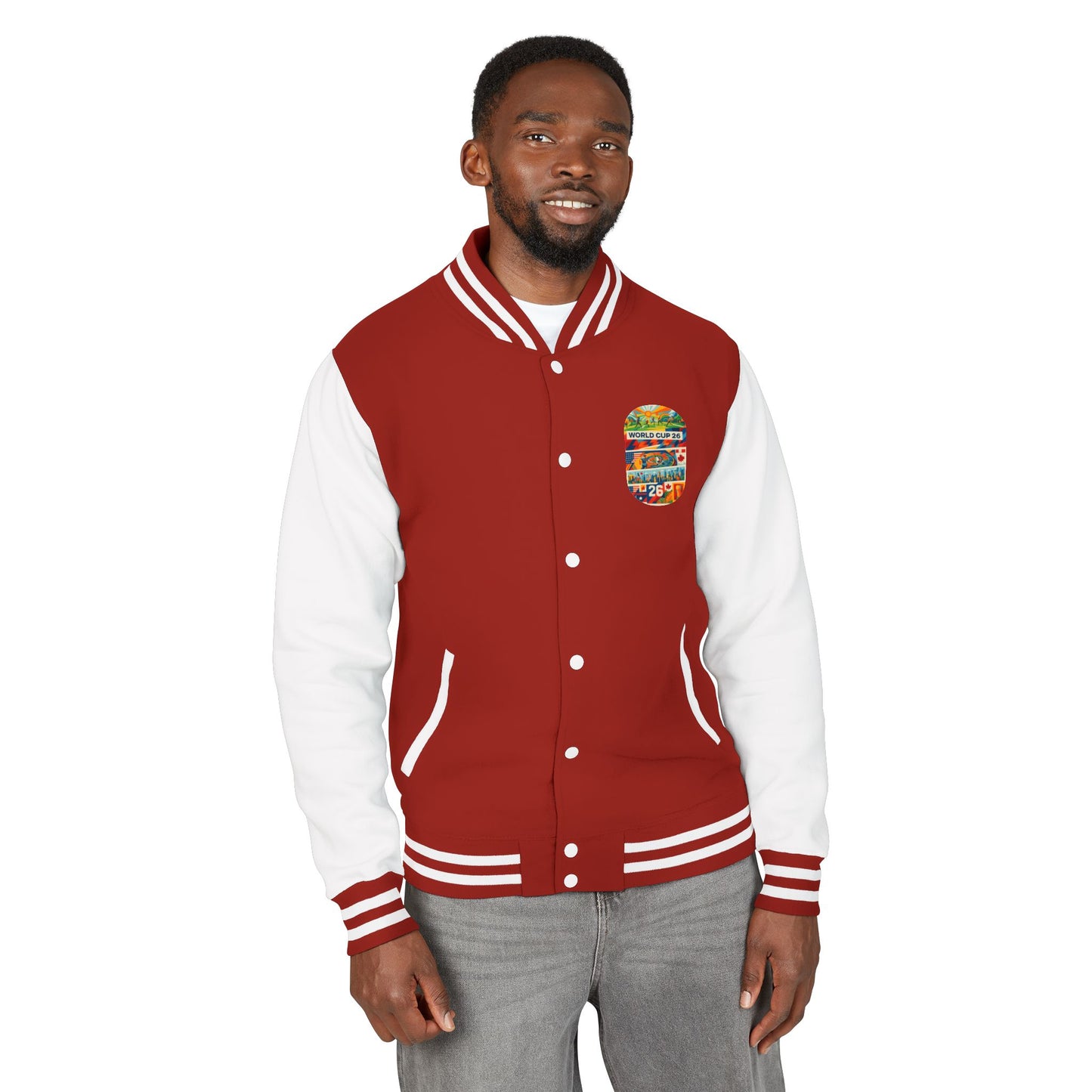 World Cup 2026 Letterman Jacket — Retro Crest Varsity Jacket
