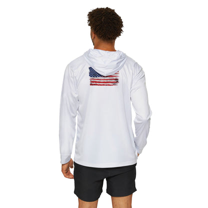 NBA Essentials Men's Warmup Hoodie — USA Flag Back Sports Pullover