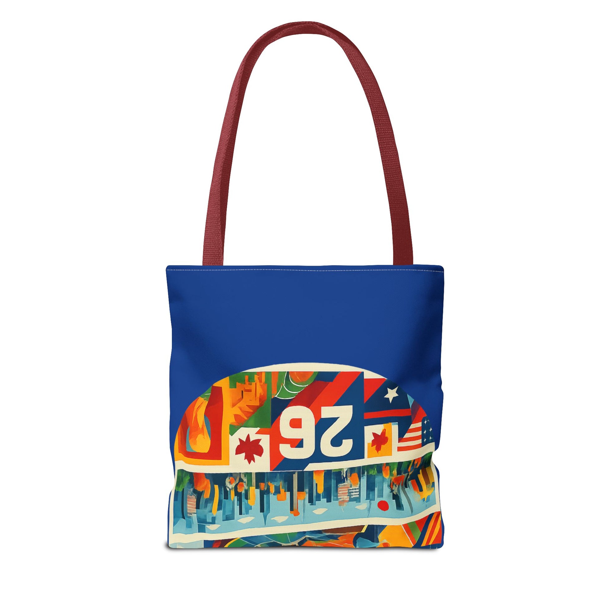 World Cup 26 Tote Bag — Colorful Soccer Fan Shoulder Tote