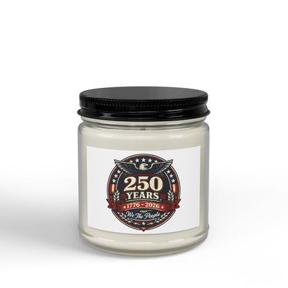 250 Years Commemorative Scented Soy Candle — Small Amber Jar