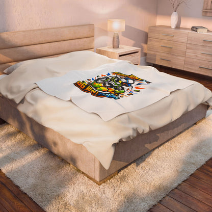 Egg Hunt MVP Velveteen Plush Blanket | Boys Easter, Dinosaur