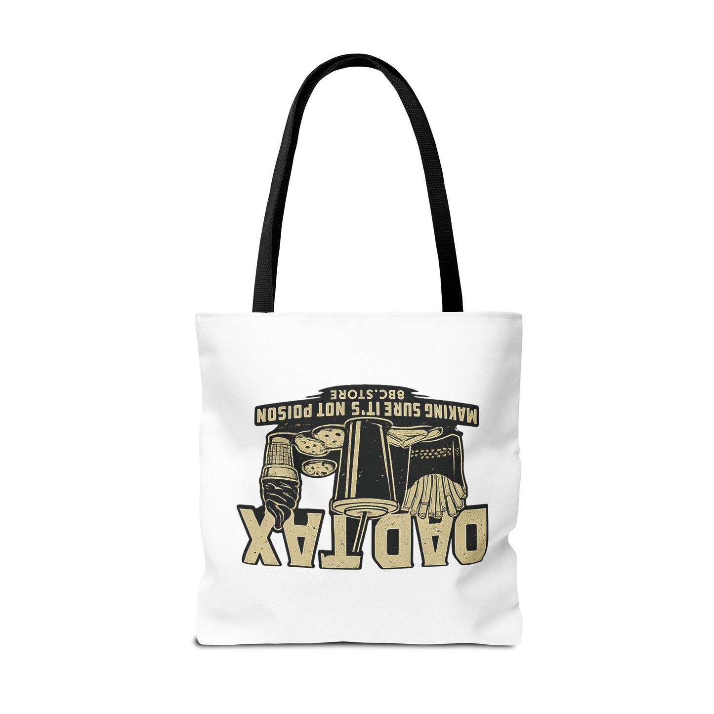 Gen X Tote Bag — “Raised on Hose Water and Neglect” Vintage Patriotic Reusable Shopper 