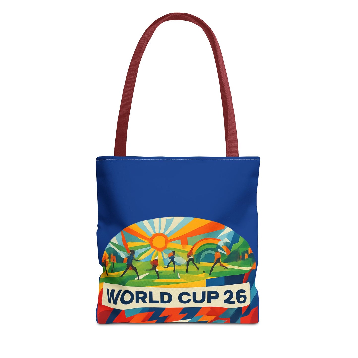 World Cup 26 Tote Bag — Colorful Soccer Fan Shoulder Tote