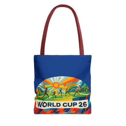 World Cup 26 Tote Bag — Colorful Soccer Fan Shoulder Tote