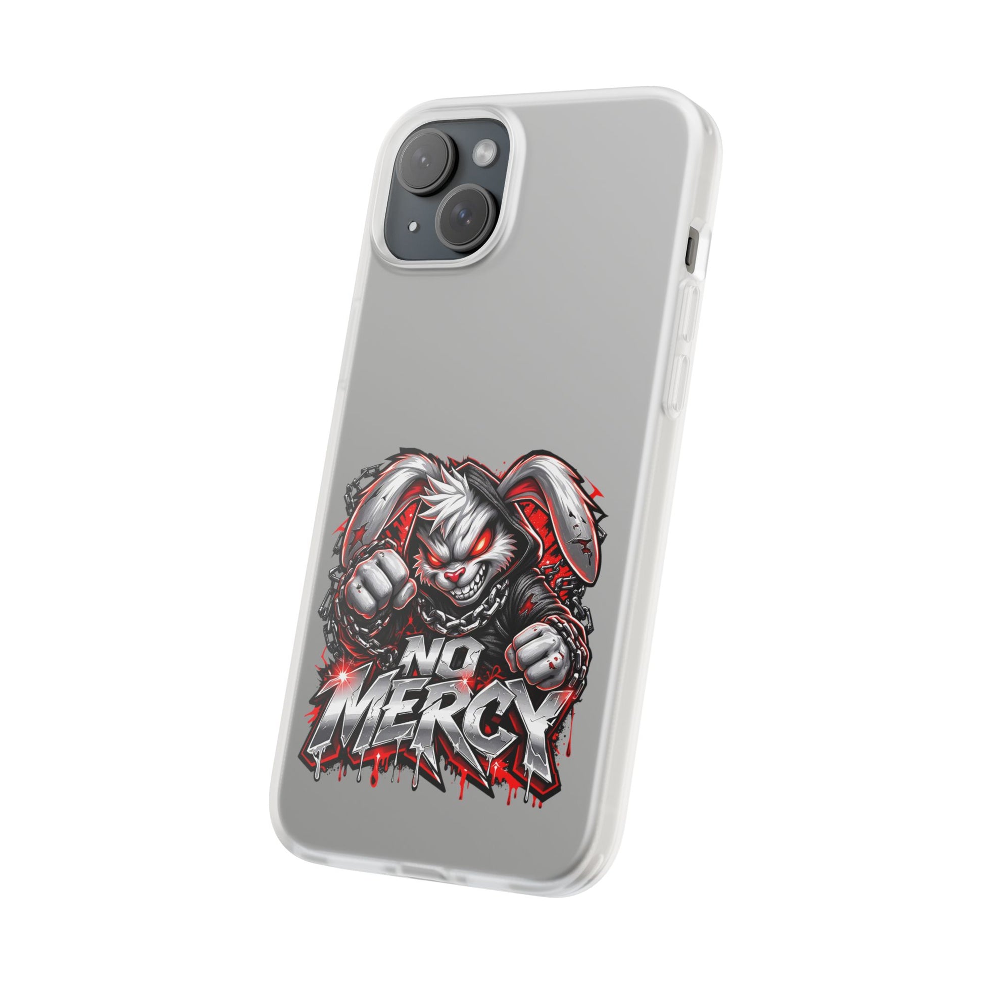 No Mercy Bunny Phone Case - Aggressive Gamer Graphic iPhone 