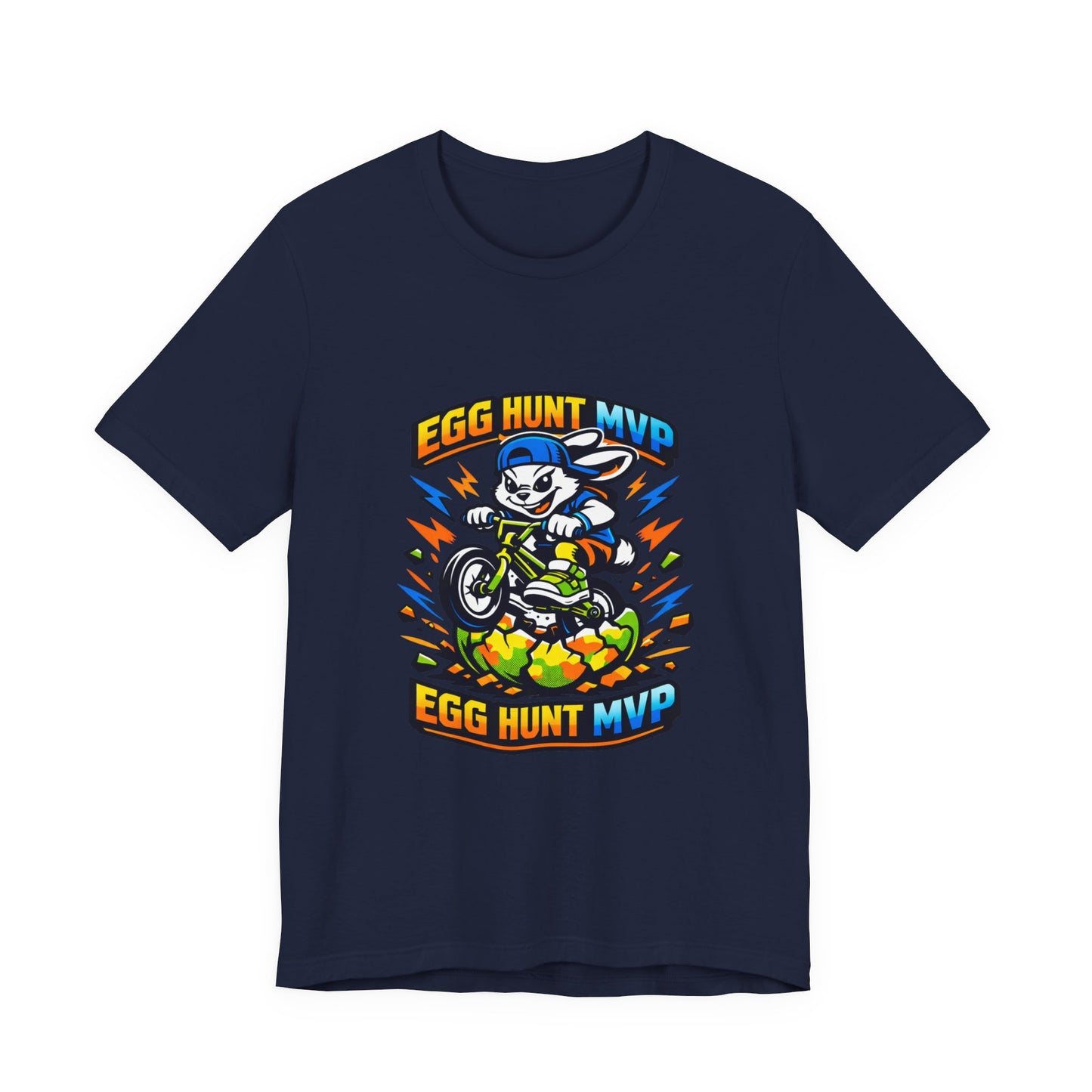 Egg Hunt MVP Tee | Boys Easter Graphic, Dino Egg Adventure