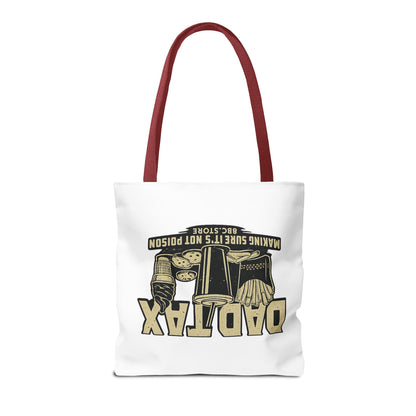 Gen X Tote Bag — “Raised on Hose Water and Neglect” Vintage Patriotic Reusable Shopper 