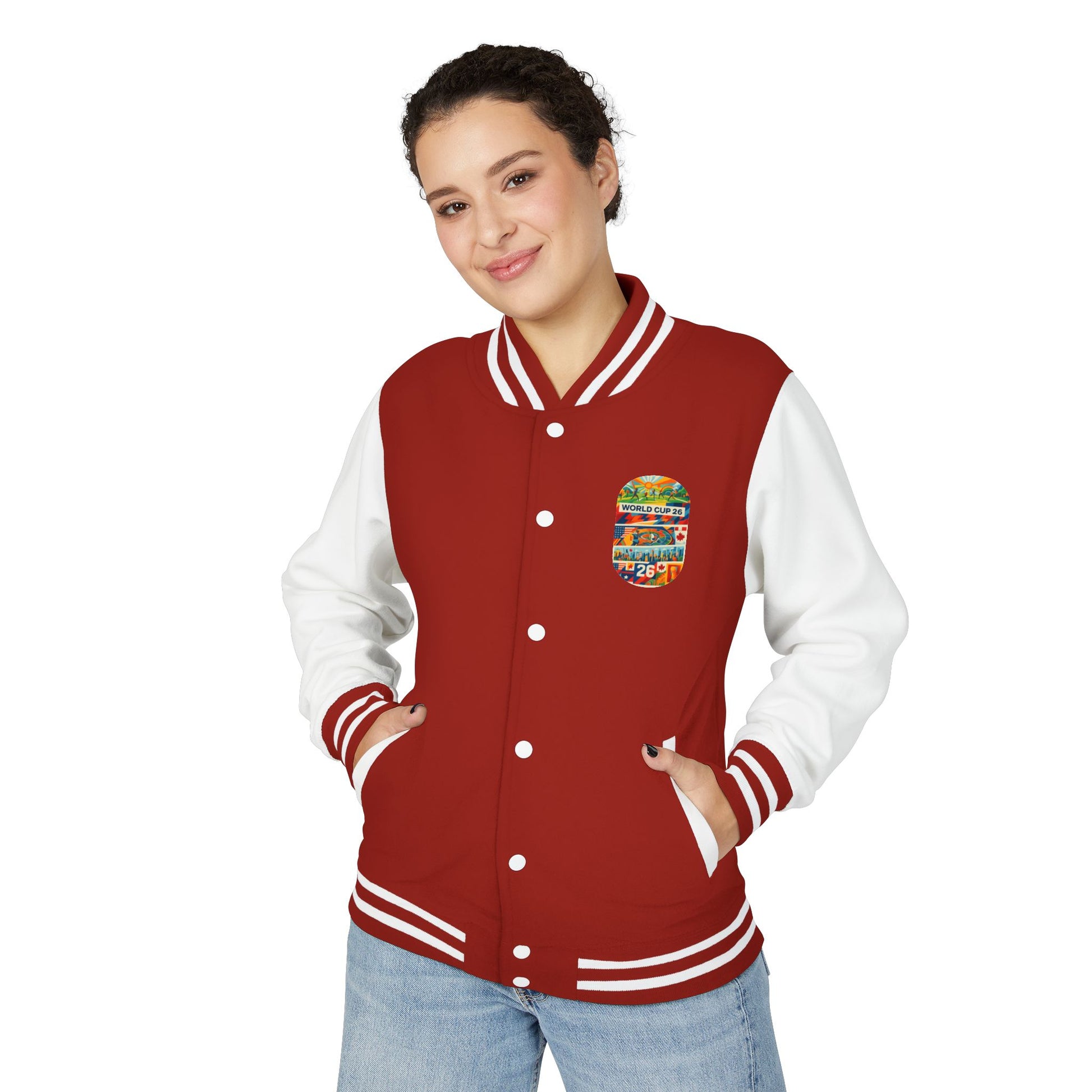 World Cup 2026 Letterman Jacket — Retro Crest Varsity Jacket