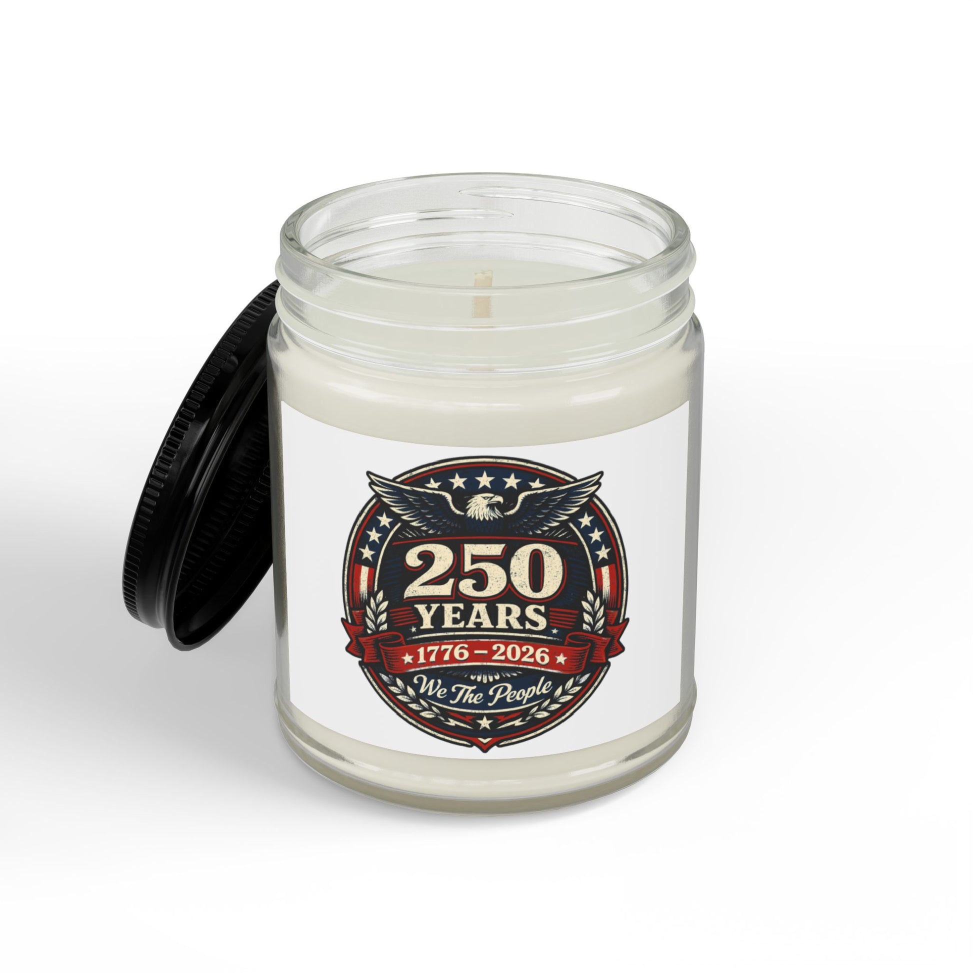 250 Years Commemorative Scented Soy Candle — Small Amber Jar