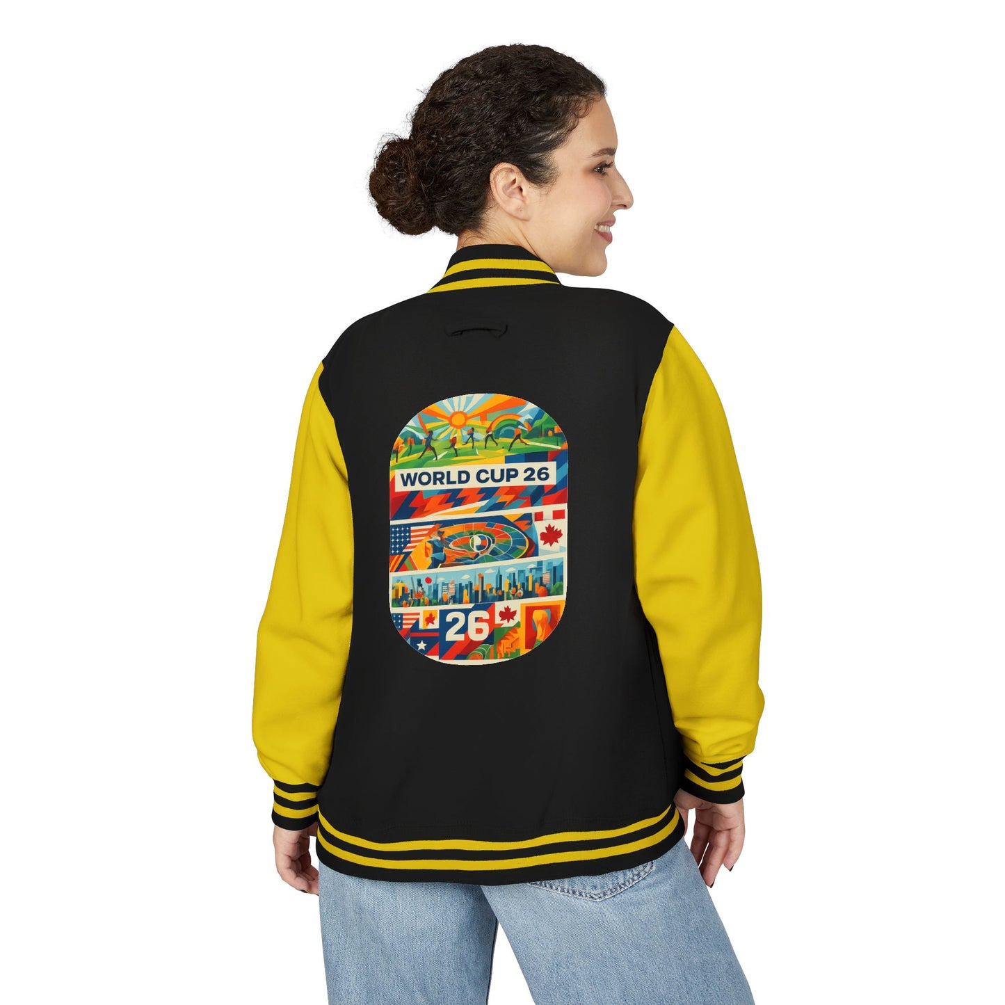 World Cup 2026 Letterman Jacket — Retro Crest Varsity Jacket