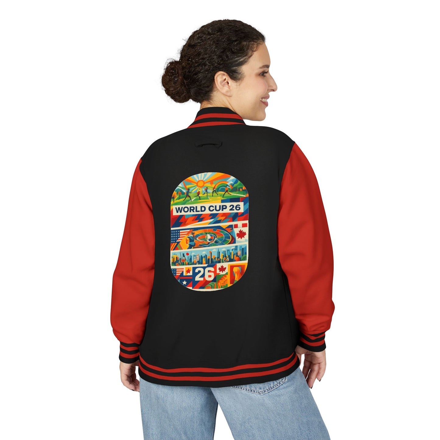 World Cup 2026 Letterman Jacket — Retro Crest Varsity Jacket