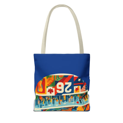 World Cup 26 Tote Bag — Colorful Soccer Fan Shoulder Tote