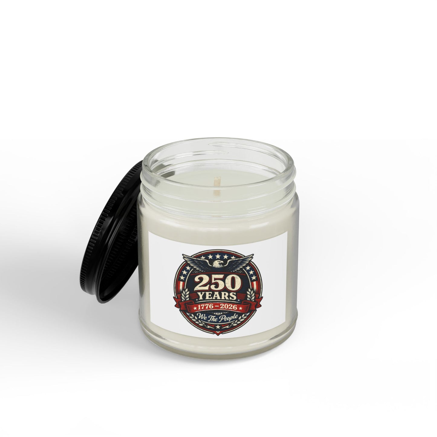 250 Years Commemorative Scented Soy Candle — Small Amber Jar