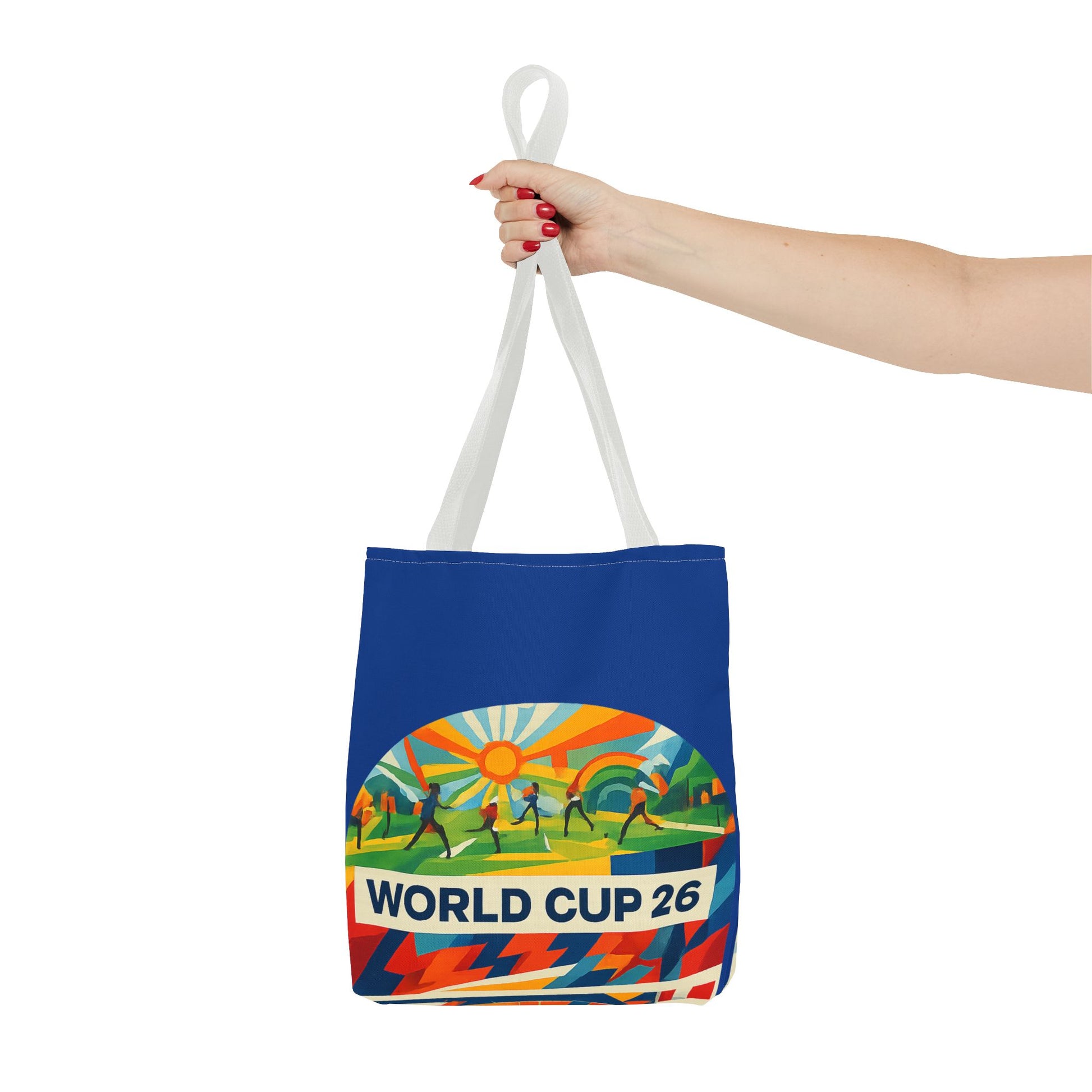 World Cup 26 Tote Bag — Colorful Soccer Fan Shoulder Tote