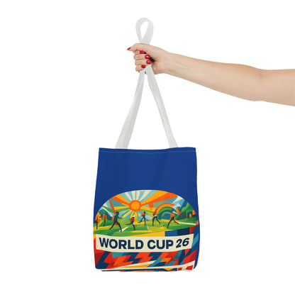 World Cup 26 Tote Bag — Colorful Soccer Fan Shoulder Tote