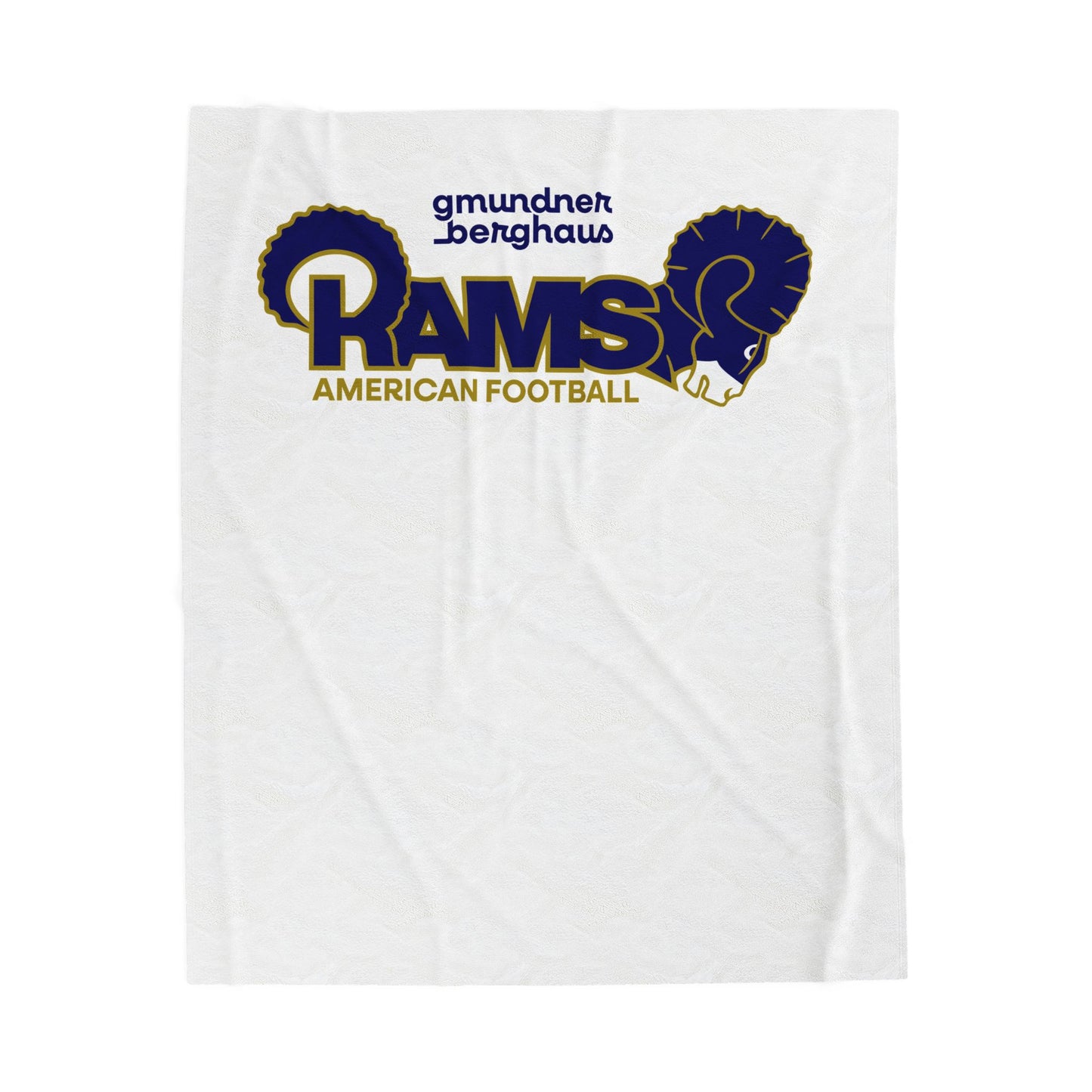 GM Velveteen Plush Blanket – American Football Team Throw