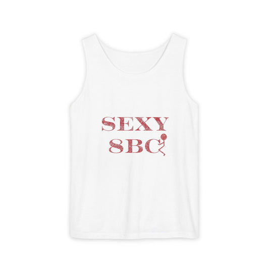Sexy SBC Tank Top — Retro Script Graphic Patriotic Flag Vest
