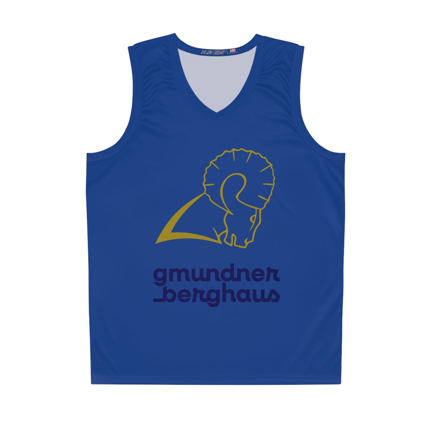 Gmundner Rams Basketball Jersey | Blau All-Over Print Trikot