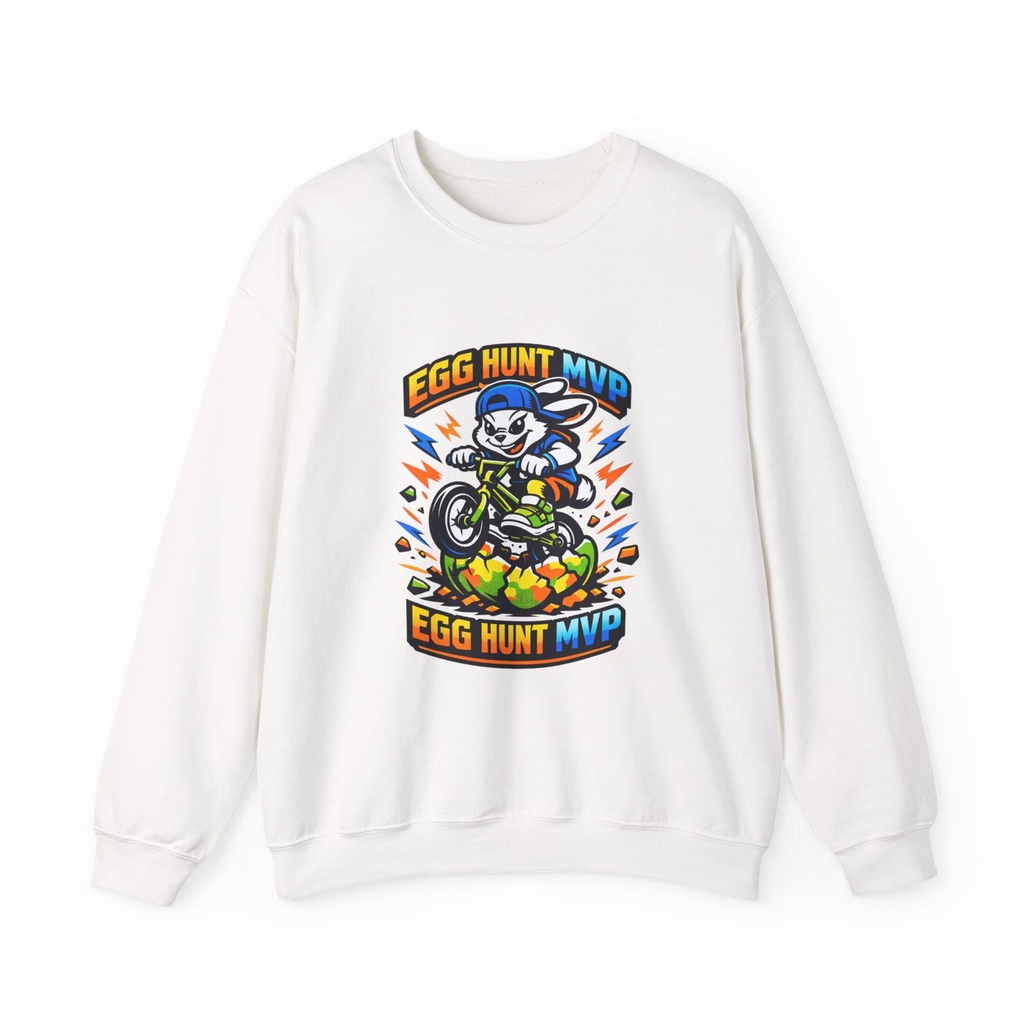 Egg Hunt MVP Sweatshirt | boys Easter shirt, egg hunter grap