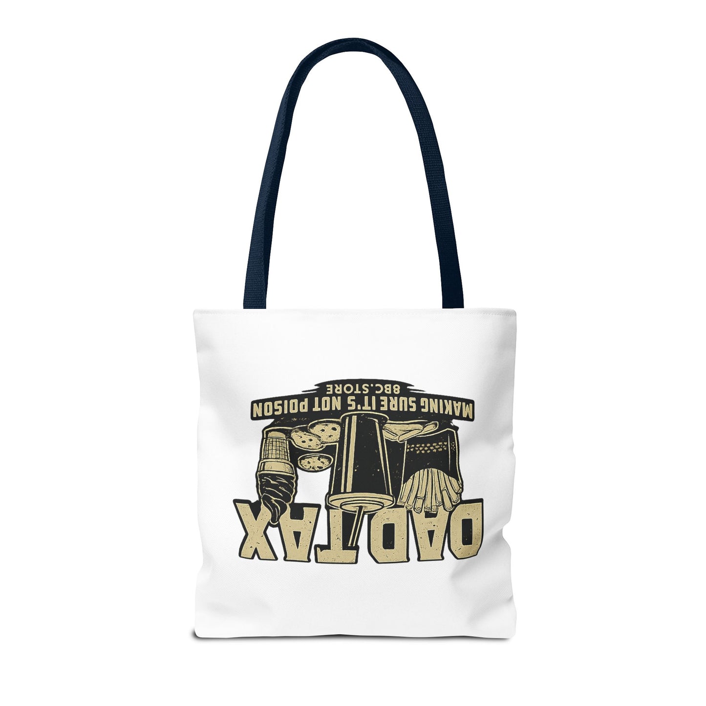 Gen X Tote Bag — “Raised on Hose Water and Neglect” Vintage Patriotic Reusable Shopper 