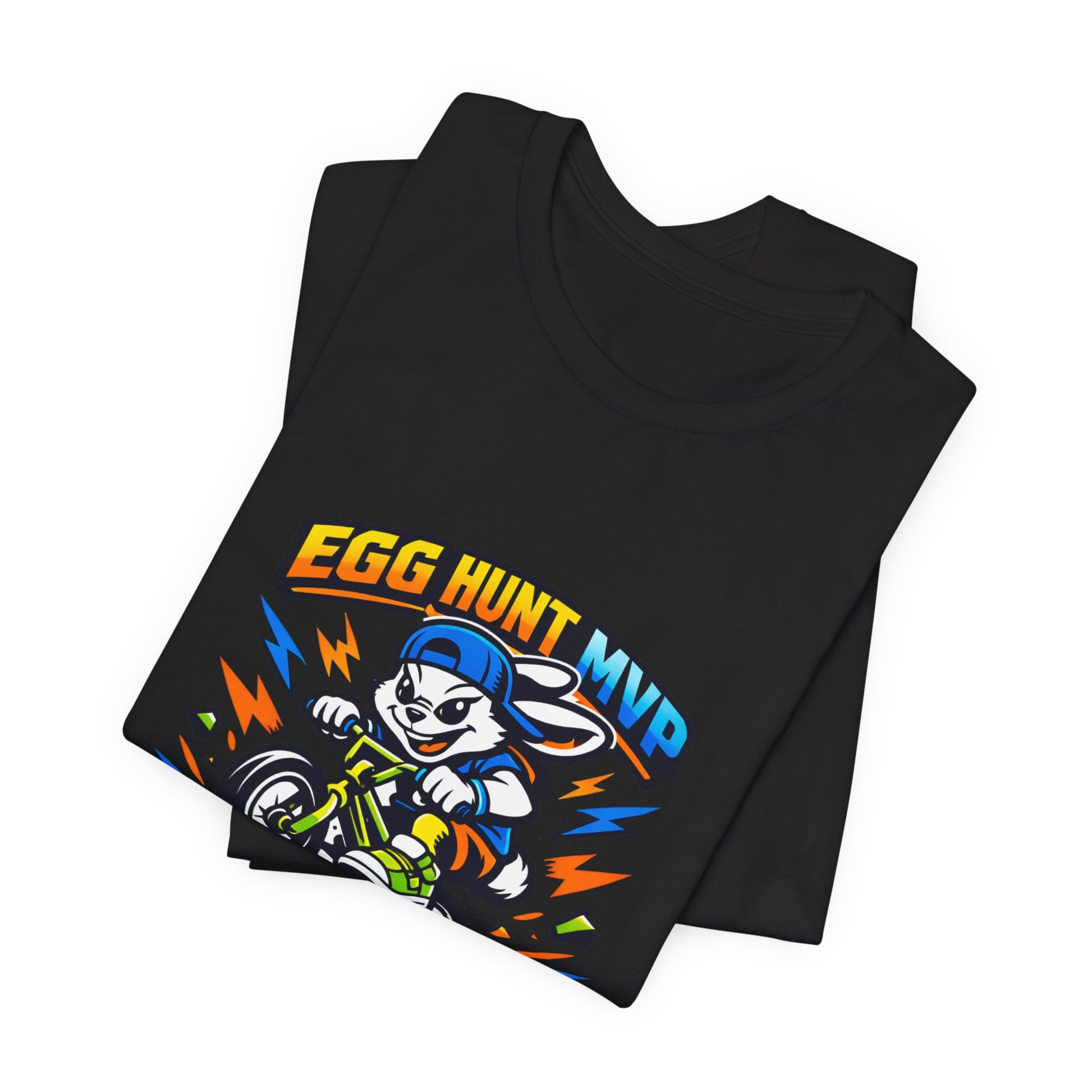 Egg Hunt MVP Tee | Boys Easter Graphic, Dino Egg Adventure