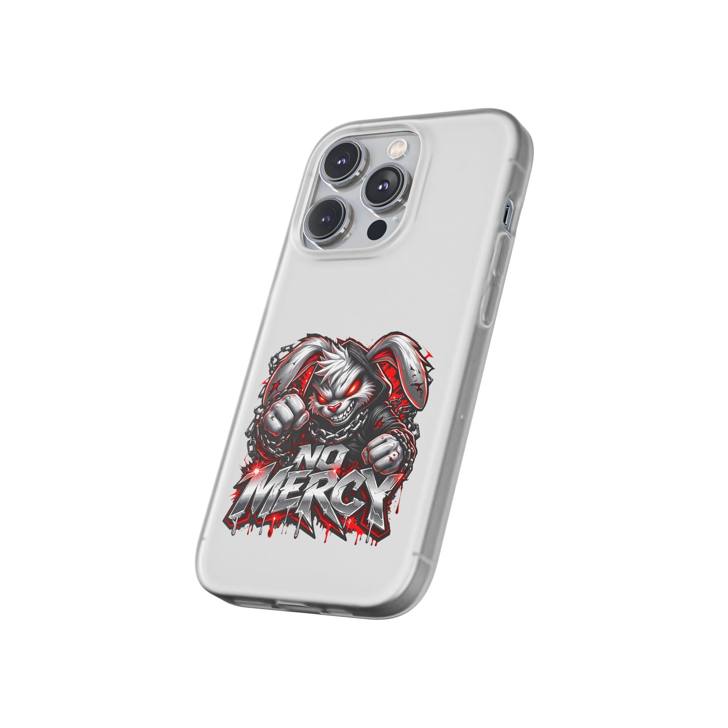 No Mercy Bunny Phone Case - Aggressive Gamer Graphic iPhone 