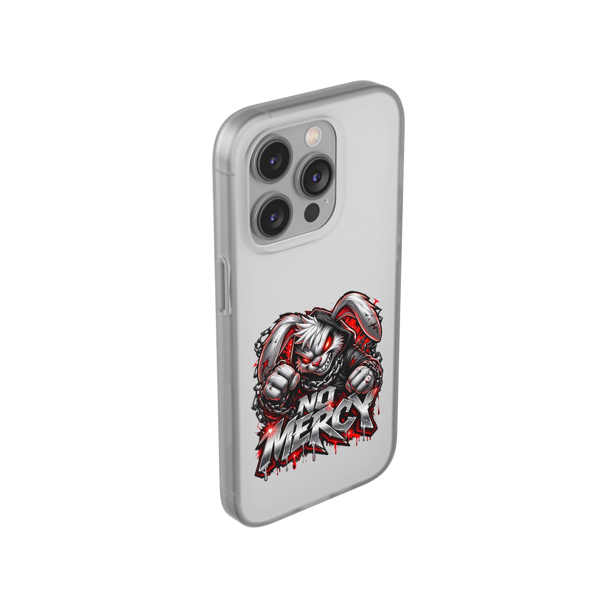 No Mercy Bunny Phone Case - Aggressive Gamer Graphic iPhone 