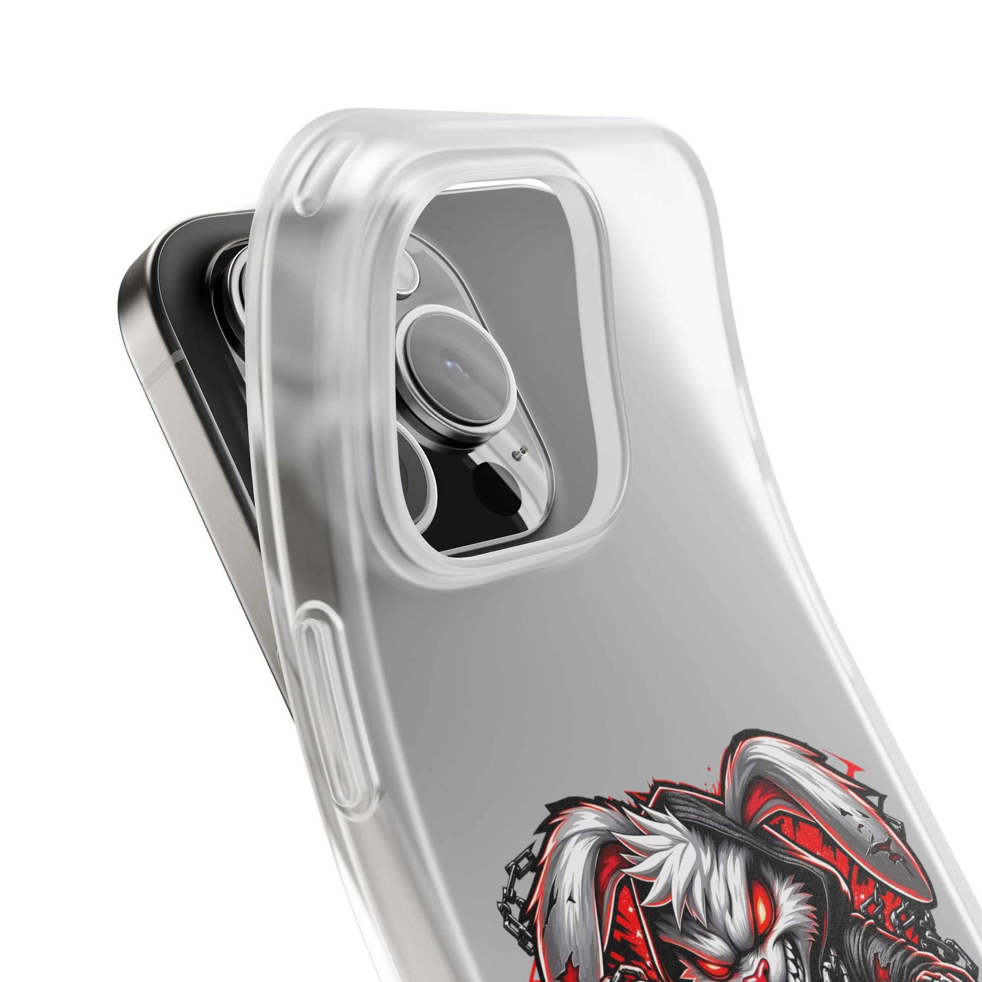 No Mercy Bunny Phone Case - Aggressive Gamer Graphic iPhone 