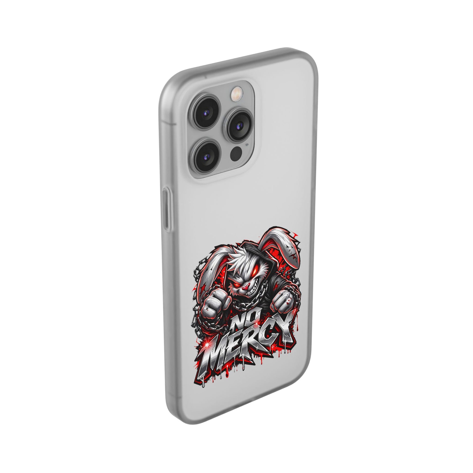 No Mercy Bunny Phone Case - Aggressive Gamer Graphic iPhone 