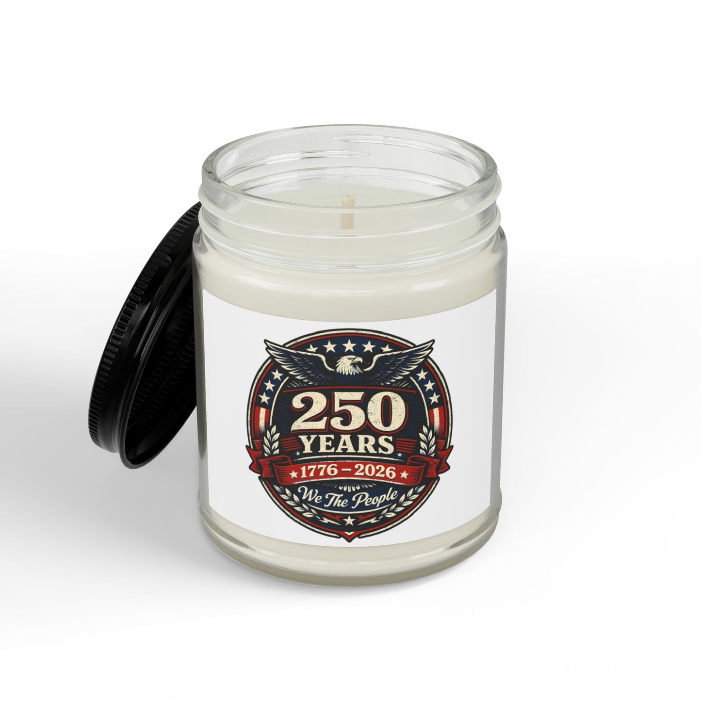 250 Years Commemorative Scented Soy Candle — Small Amber Jar