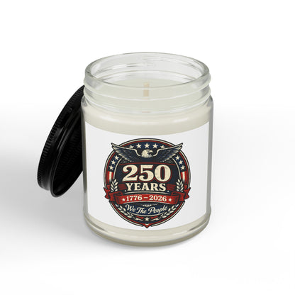 250 Years Commemorative Scented Soy Candle — Small Amber Jar