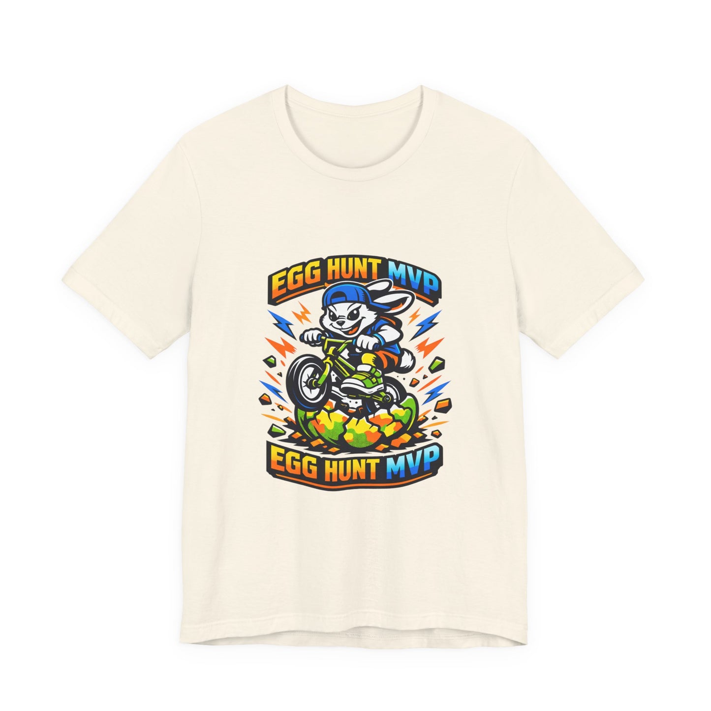 Egg Hunt MVP Tee | Boys Easter Graphic, Dino Egg Adventure