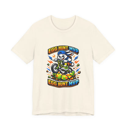 Egg Hunt MVP Tee | Boys Easter Graphic, Dino Egg Adventure