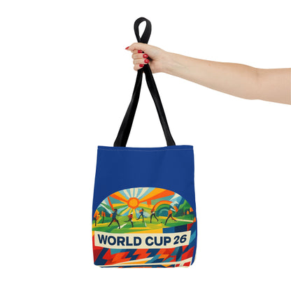 World Cup 26 Tote Bag — Colorful Soccer Fan Shoulder Tote