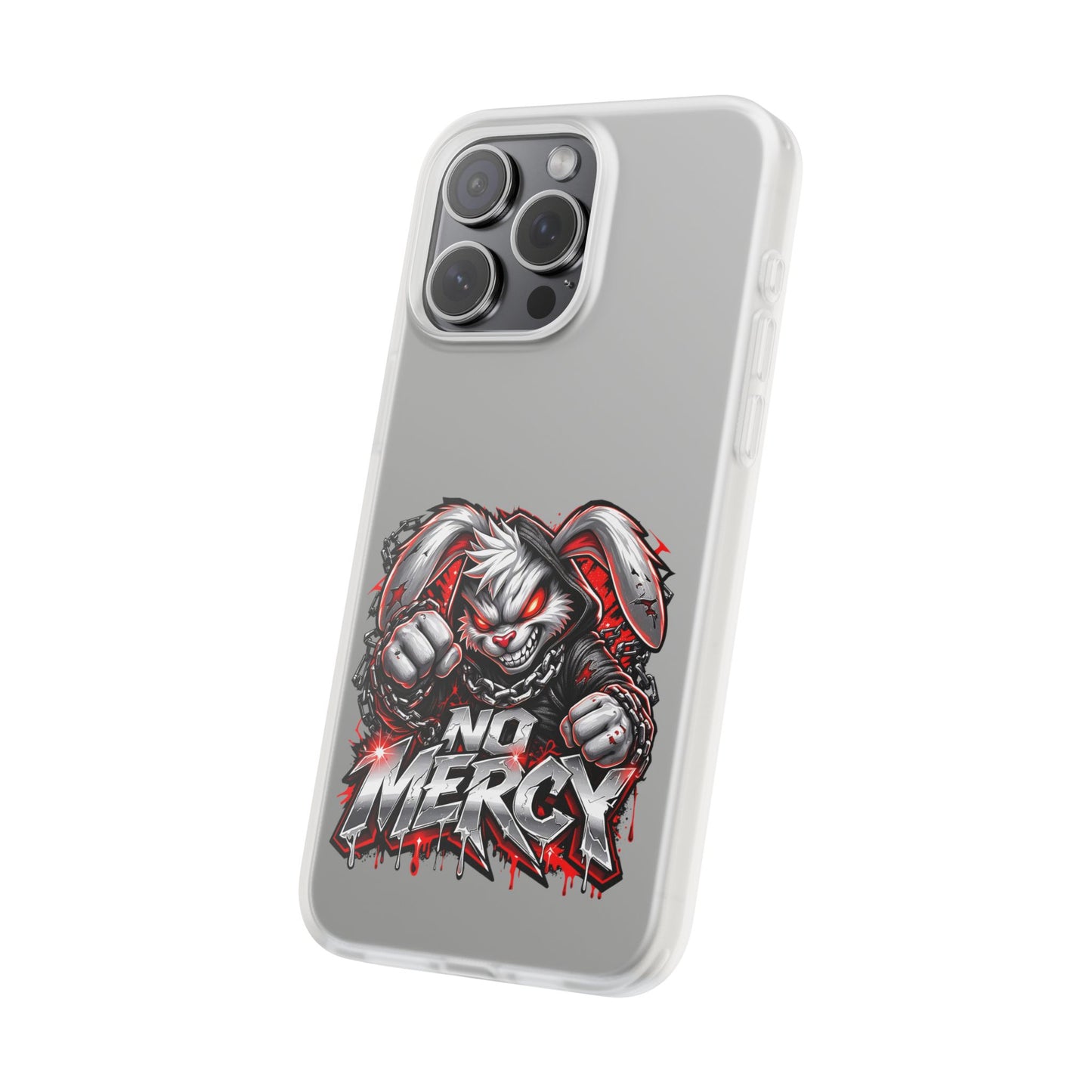 No Mercy Bunny Phone Case - Aggressive Gamer Graphic iPhone 