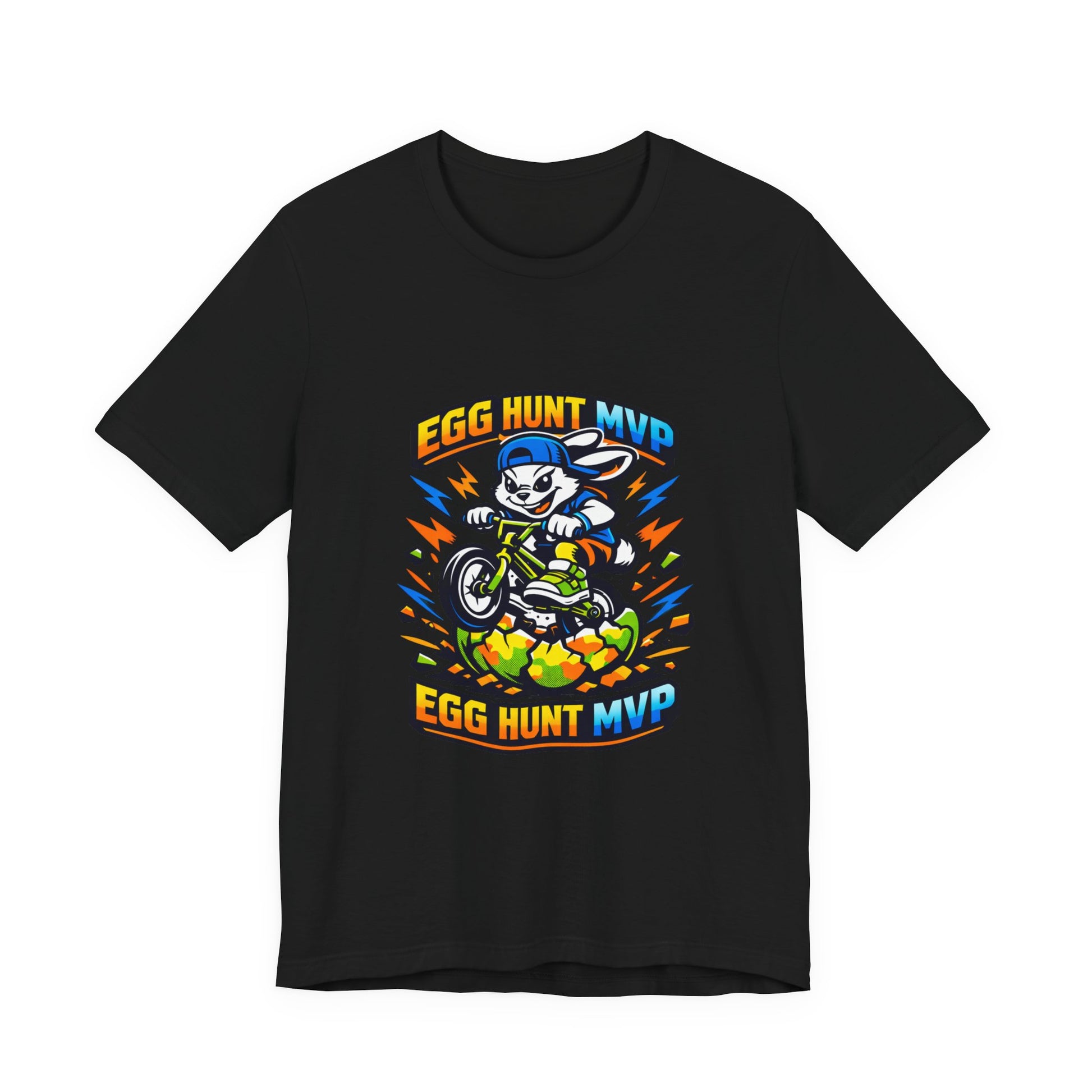 Egg Hunt MVP Tee | Boys Easter Graphic, Dino Egg Adventure