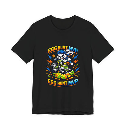 Egg Hunt MVP Tee | Boys Easter Graphic, Dino Egg Adventure