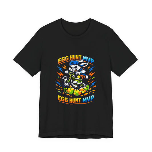 Egg Hunt MVP Tee | Boys Easter Graphic, Dino Egg Adventure