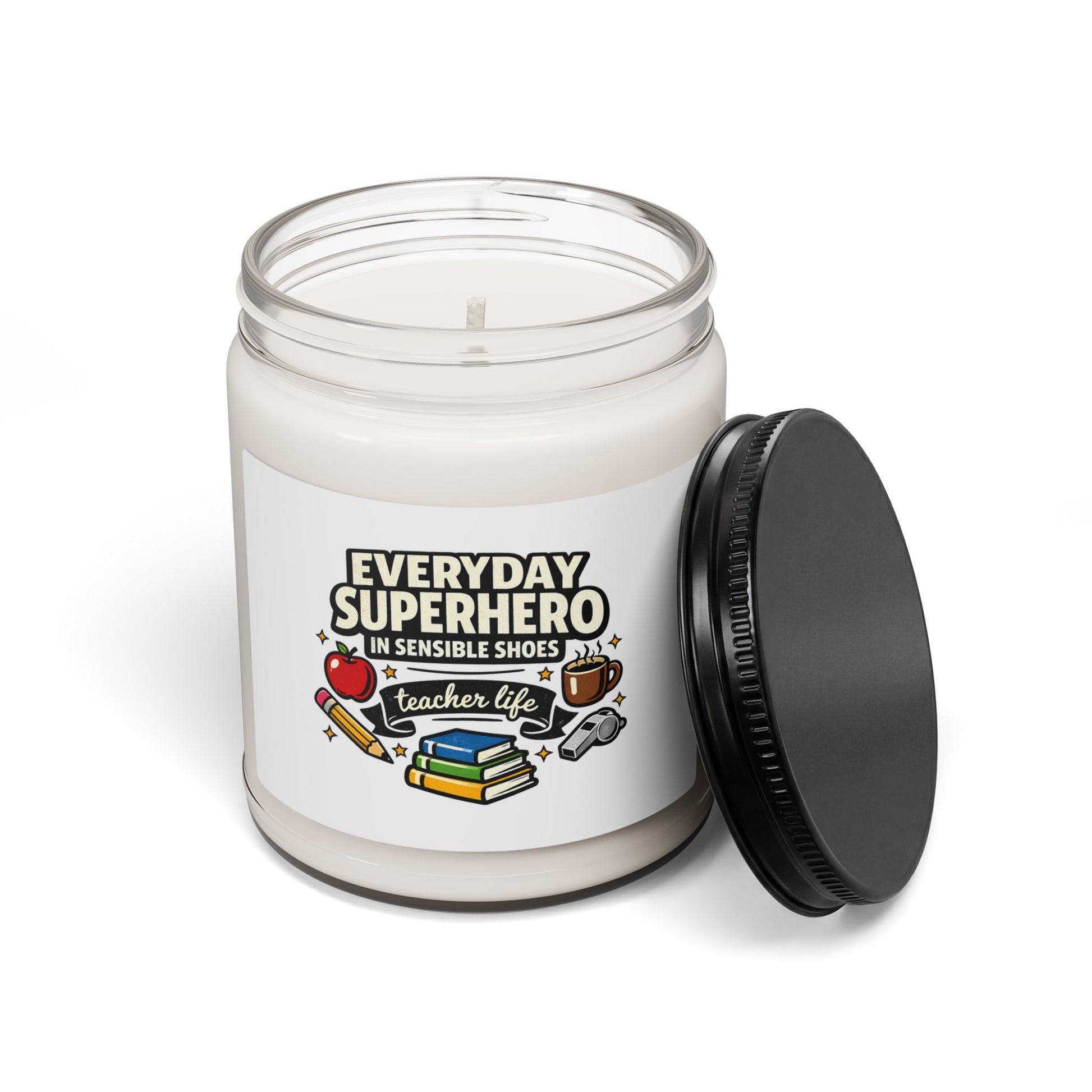 Everyday Superhero Teacher Life Candle | Teacher Appreciatio