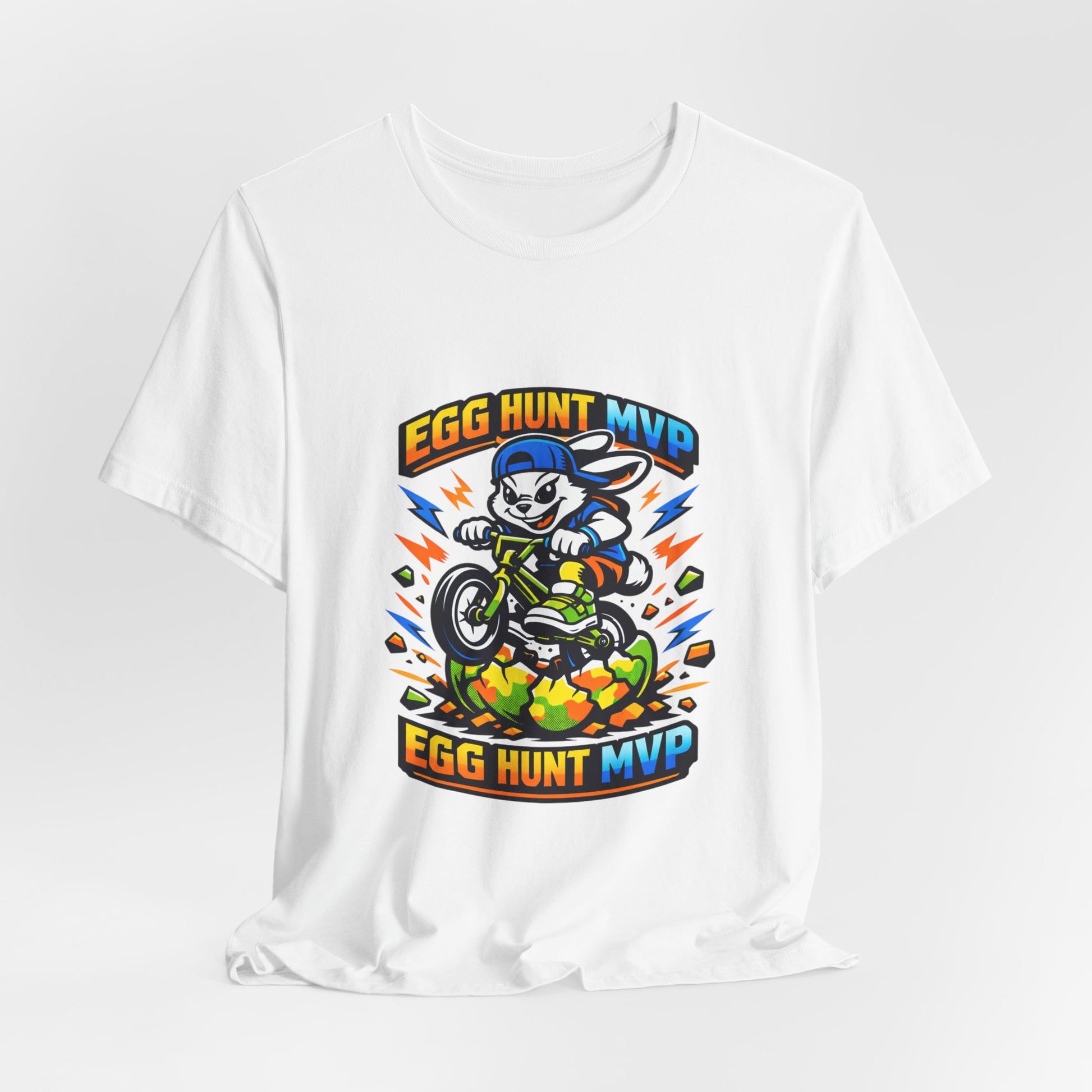 Egg Hunt MVP Tee | Boys Easter Graphic, Dino Egg Adventure