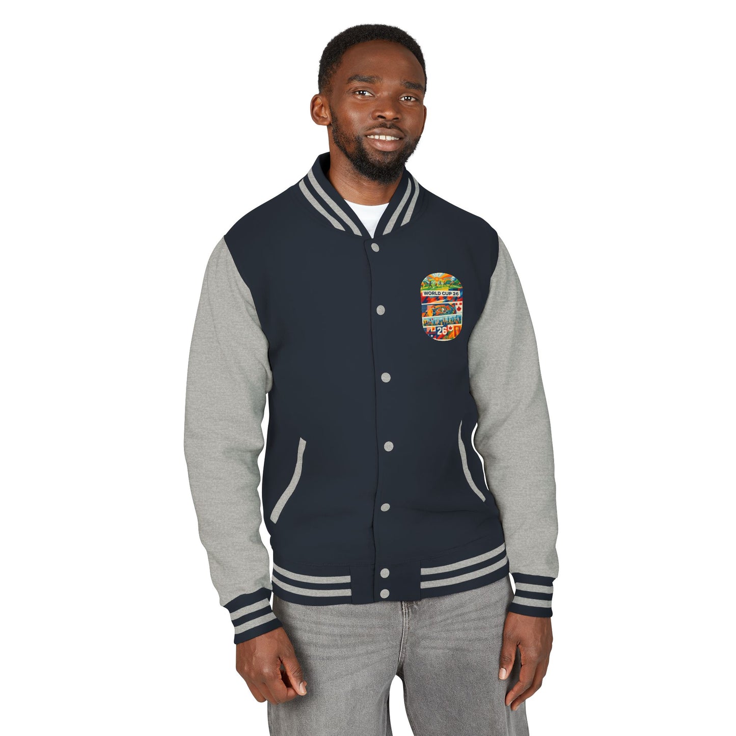 World Cup 2026 Letterman Jacket — Retro Crest Varsity Jacket