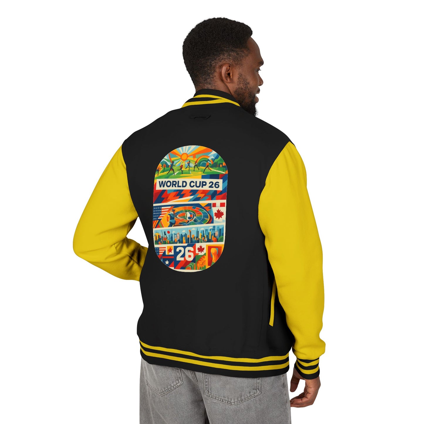 World Cup 2026 Letterman Jacket — Retro Crest Varsity Jacket