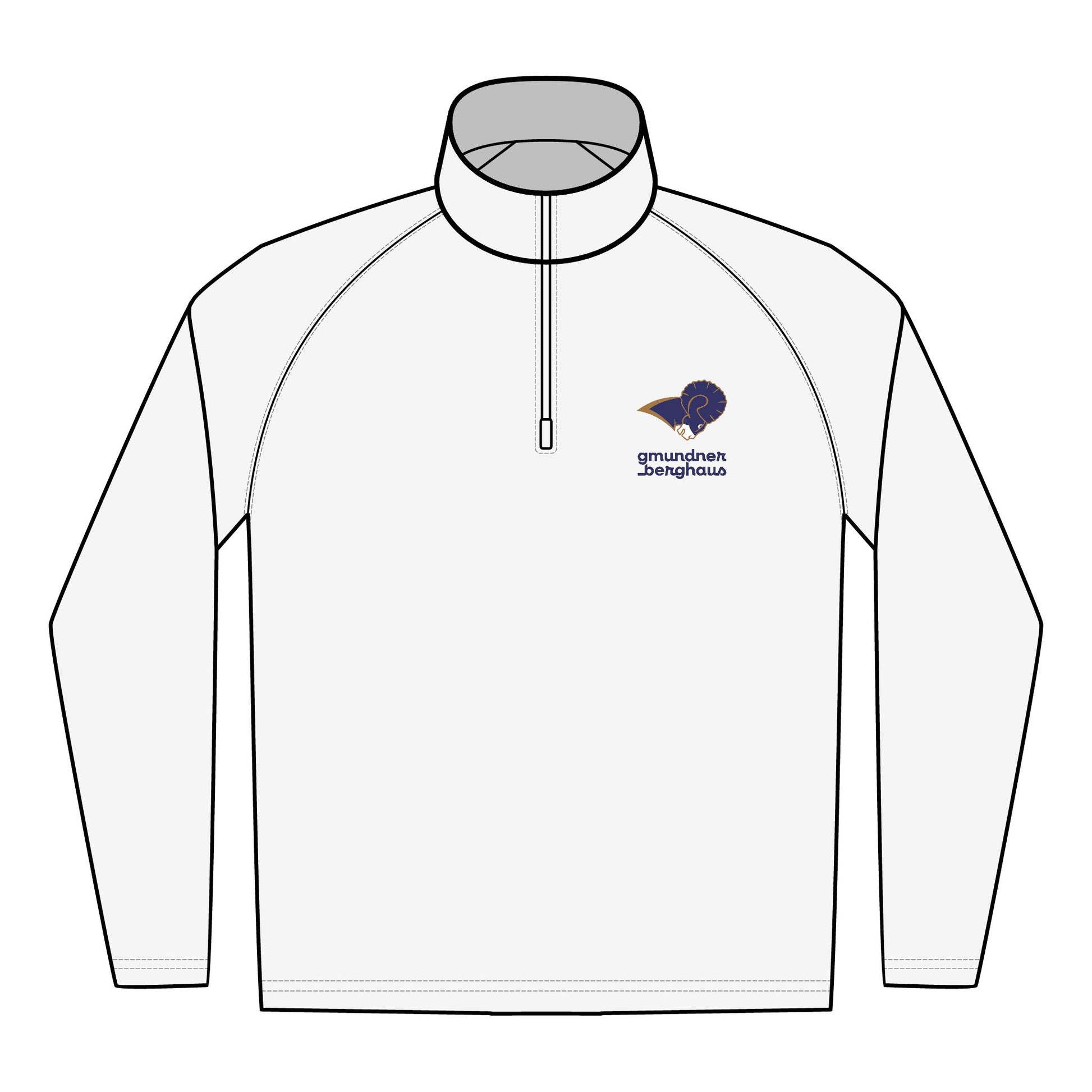 Quarter-Zip Pullover with Embroidered Night Sky Logo