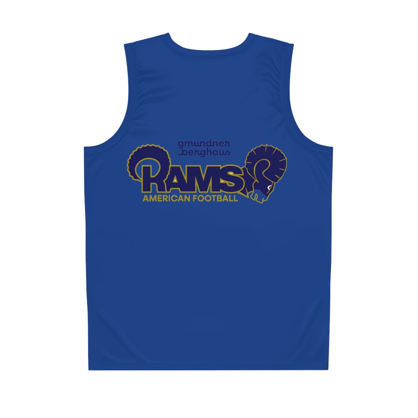 Gmundner Rams Basketball Jersey | Blau All-Over Print Trikot