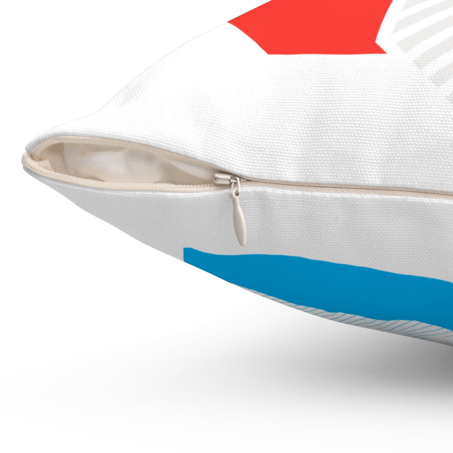 Brooklyn New York Decorative Pillow — BRKLN Bronx College Number 98 Accent Cushion