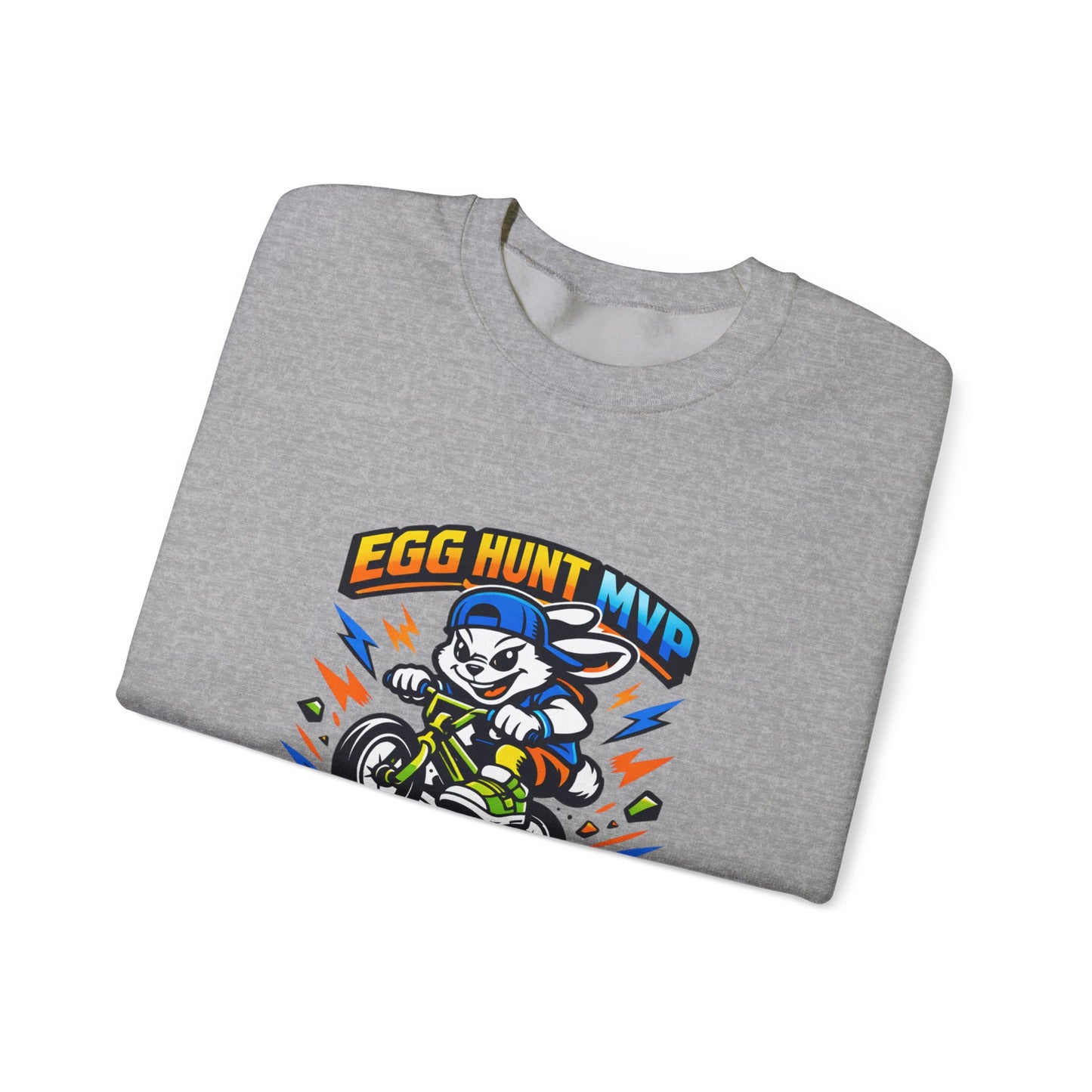 Egg Hunt MVP Sweatshirt | boys Easter shirt, egg hunter grap