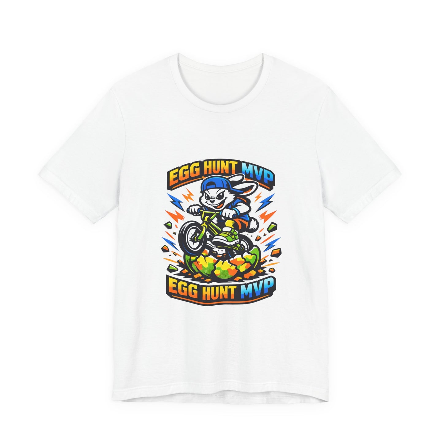 Egg Hunt MVP Tee | Boys Easter Graphic, Dino Egg Adventure