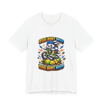 Egg Hunt MVP Tee | Boys Easter Graphic, Dino Egg Adventure